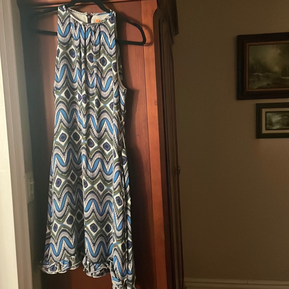 Tory Burch silk print dress size 4